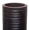 Uniquewise Brown Decorative Contemporary Mango Wood Ribbed Design Cylinder Shaped Floor Vase, 30 Inch QI004432.M - alternate 3